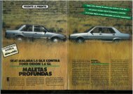 NÂº 98_(07/09/1985) Seat MÃ¡laga 1.5 GLX contra Ford Orion 1.6 GL