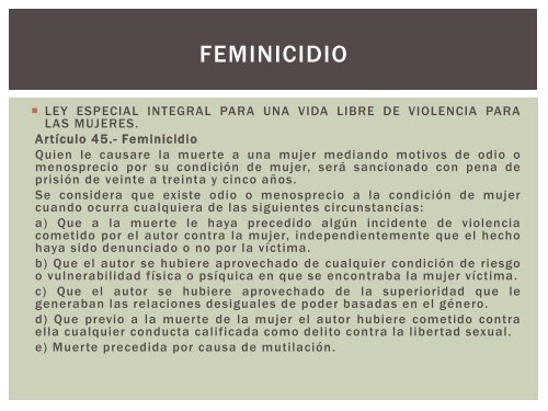 modulo feminicidio - Escuela de CapacitaciÃ³n Fiscal