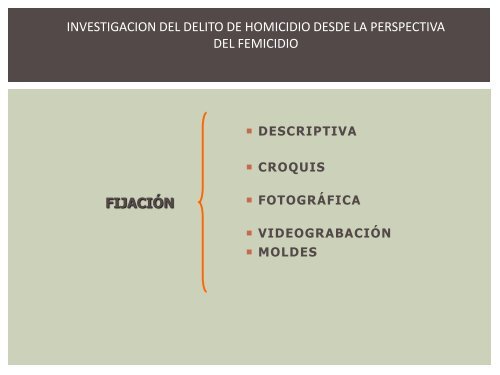 modulo feminicidio - Escuela de CapacitaciÃ³n Fiscal