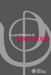 La professione di Psicologo - Ordine degli Psicologi dell'Emilia ...