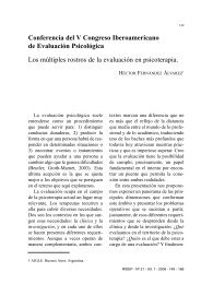 los multiples rostros de la evaluacion en psicoterapia - Aidep.org