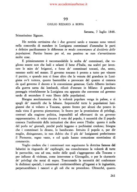 il regno di sardegna nel 1848Â·1849 nei carteggi ... - archiviostorico.net