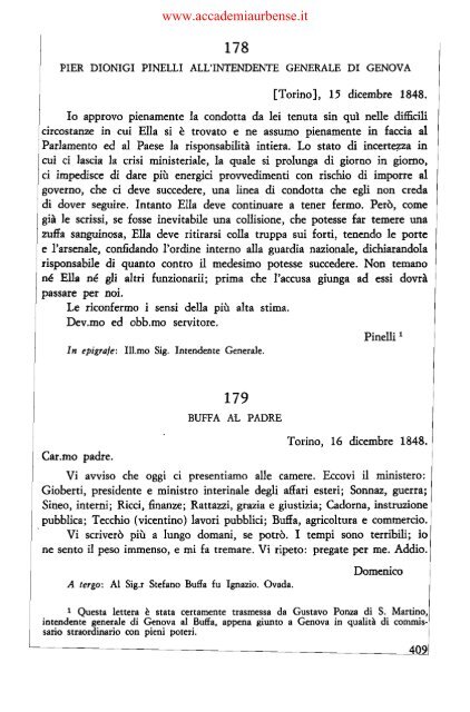 il regno di sardegna nel 1848Â·1849 nei carteggi ... - archiviostorico.net