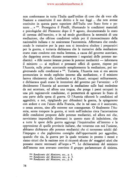 il regno di sardegna nel 1848Â·1849 nei carteggi ... - archiviostorico.net