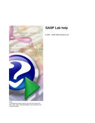 GASP Lab info - GASP Systems