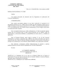 rg.06 2008 - reglamento procesal - Comisión Arbitral del Convenio ...