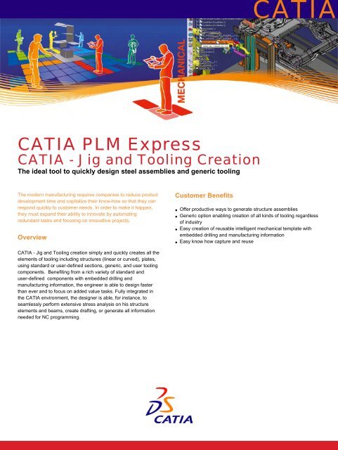 CATIA - Jig and Tooling Creation - Dassault SystÃ¨mes