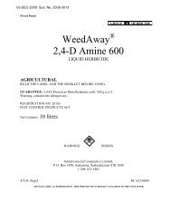 WeedAway 2,4-D Amine 600 - Interprovincial Cooperative Limited ...