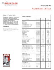 Makrolon GP Material Data Sheet.pdf - Aetna Plastics Corp.