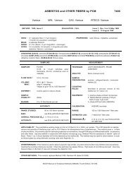 ASBESTOS and OTHER FIBERS by PCM 7400 - Earth-2-Geologists