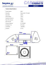 CABINETS - Speakerstore