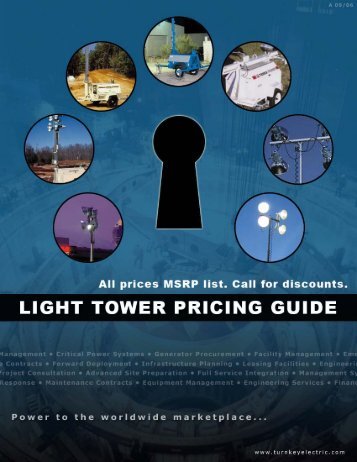 AL5000 Light Tower Pricing and Option Guide - Light Towers USA