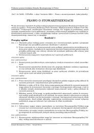 Prawo o Stowarzyszeniach (PDF) - ZwiÃ„Â…zek Kynologiczny w Polsce