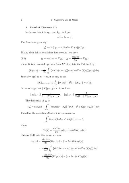 Asymptotic distribution of eigenvalues of Hill's equation with ...