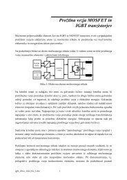 ProÅ¾ilna vezja MOSFET in IGBT tranzistorjev - lrtme