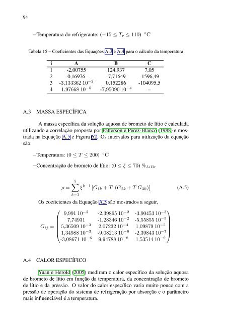 analise dinâmica de um chiller de absorção de brometo de lítio ...