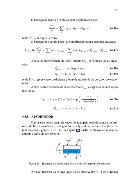 analise dinâmica de um chiller de absorção de brometo de lítio ...