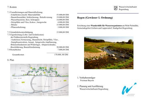 Regen (GewÃ¤sser I. Ordnung) - Wasserwirtschaftsamt Regensburg