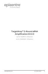 Protocol for TargetAmpâ¢ 2-Round aRNA Amplification Kit 2.0