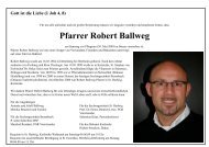 Pfarrer Robert Ballweg - St. Hedwig, Karlsruhe-Waldstadt