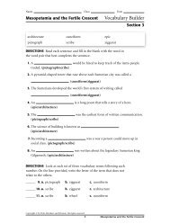 Vocabulary Builder - The Country School