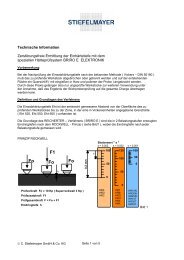 Technische Information - Stiefelmayer-Messtechnik GmbH & Co. KG