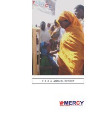 2004 ANNUAL REPORT - MERCY Malaysia