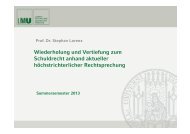 Folien der Veranstaltung - Prof. Dr. Stephan Lorenz