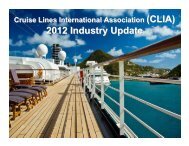 2012 Industry Update - Cruise Lines International Association