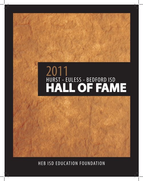 HALL OF FAME - HEB Independent School District