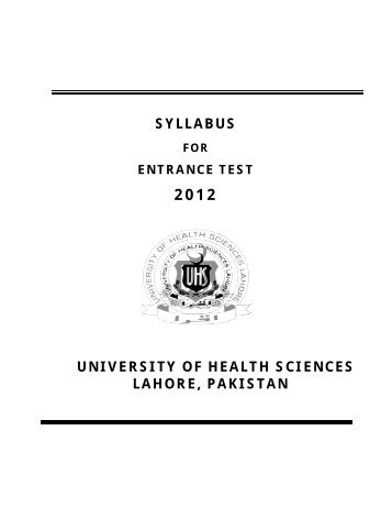 UHS Entry Test Syllabus2012.pdf