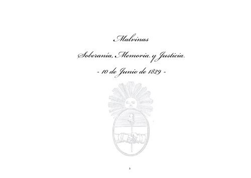 Malvinas : SoberanÃ­a, Memoria y Justicia - Ministerio de EducaciÃ³n ...