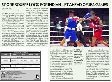 News articles as of - 9 March 2012 - Singapore Amateur Boxing ...