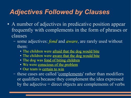 Form Class Words: Adjectives/ Adverbs