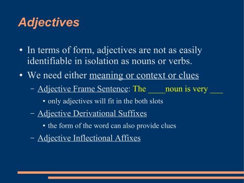 Objectives Differ