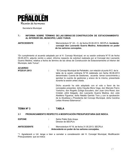 Acta 18 - Transparencia y Acceso a la InformaciÃ³n PÃºblica