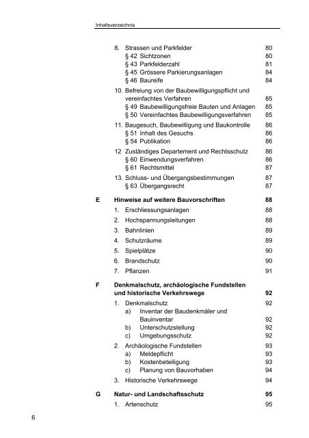 Handbuch zum Bau- und Nutzungsrecht - Gemeinde Wallbach