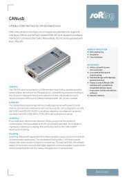 Canusb - Softing Automotive Electronics