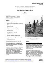 Tree/ Shrub Establishment, Code 612 - Field Office Technical Guide