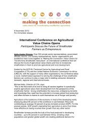 Press Release 6 November 2012 (pdf) - Making The Connection - CTA