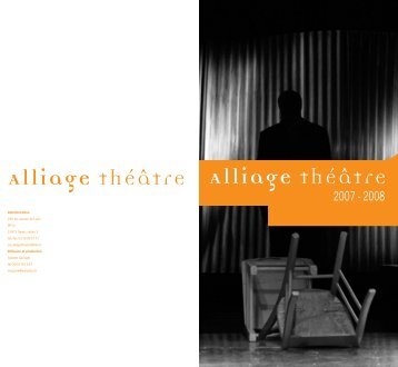 Saison 2007-2008 - Alliage Théâtre