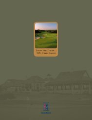 View TPC Craig Ranch's brochure - TPC.COM