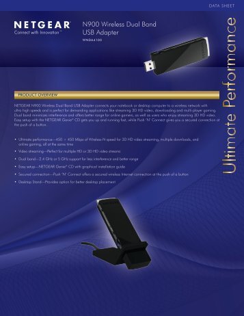 N900 Wireless Dual Band USB Adapter -  Netgear