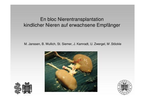 (Microsoft PowerPoint - M. Janssen - En bloc-Transplantation von S ...