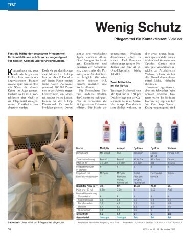 Wenig Schutz - McOptik