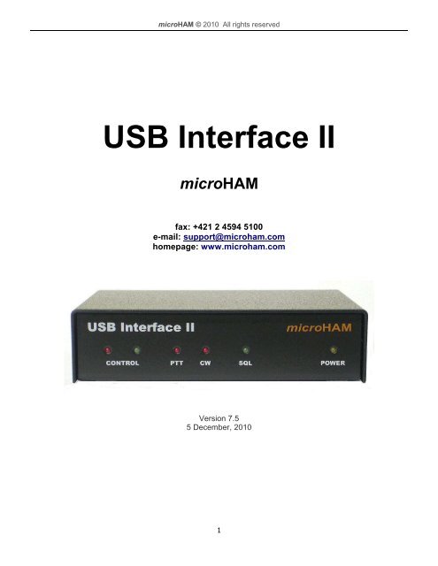 USB II -