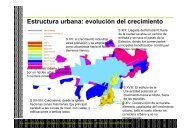 Estructura urbana: evoluciÃ³n del crecimiento - Eixo Atlantico