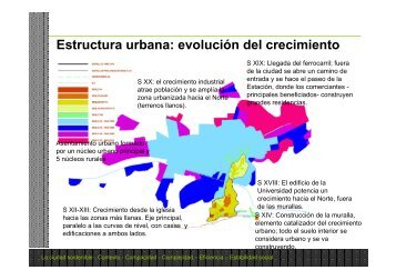 Estructura urbana: evoluciÃ³n del crecimiento - Eixo Atlantico