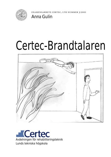 Certec-Brandtalaren - Certec - Lunds Tekniska HÃ¶gskola