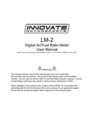 LM-2 Manual - Innovate Motorsports